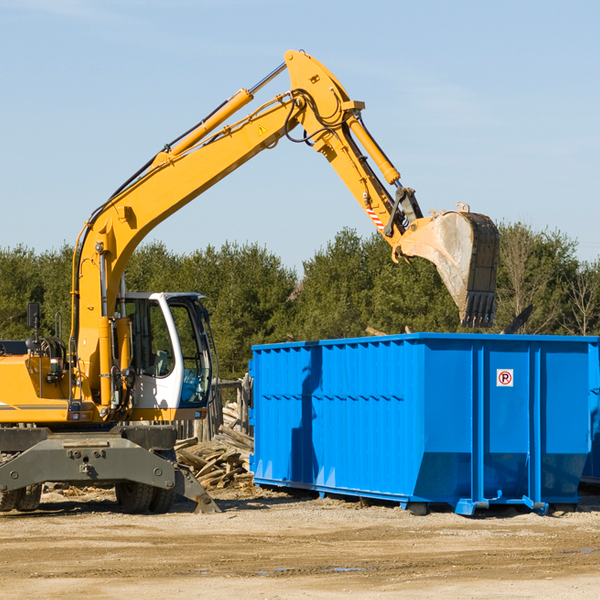 can i choose the location where the residential dumpster will be placed in Villano Beach